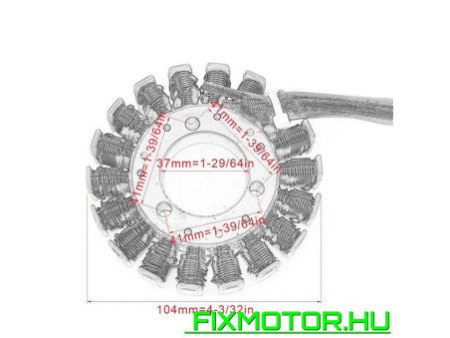Generátor állórész Suzuki SV 400 650 650S SV400 1998-2002 SV650 SV650S 1999-2002 2000 2001 32101-19F00 32101-19F10