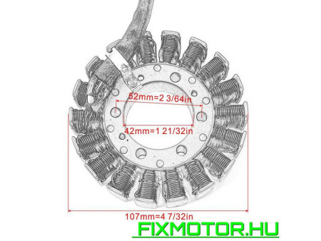 Generátor állórész Suzuki Burgman 250 400 AN 32101-14G00 32101-15G10 AN250 AN400 AN400Z Burgman