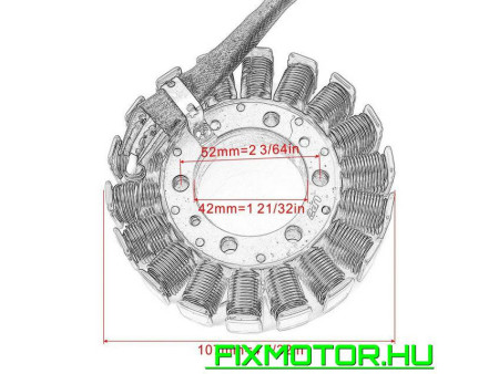 Generátor állórész Honda CB 400 400SF 600F CBR 600 CBR600 F2 F3 CB600F 599 Hornet 600 CB400 CB400SF NC31 31120-MBZ-611