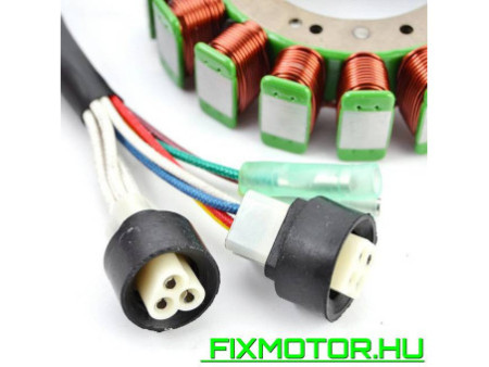 Generátor állórész Yamaha YFM350X Warrior 350 YFM350FW Big Bear 350 1987 1988 1989 YFM350ER YFP350U YFM 350X 1YW-85510-21