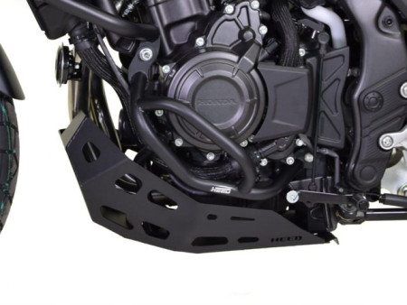 Szett Honda NX500 (2024-től), alsó bukócső + alumínium fekete motorvédő
