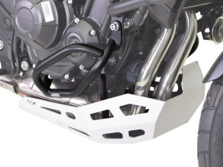 Szett Honda NX500 (2024-től), alsó bukócső + nyers alumínium motorvédő