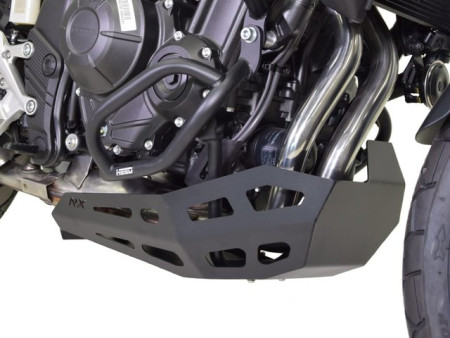 Szett Honda NX500 (2024-től), alsó bukócső + acél fekete motorvédő