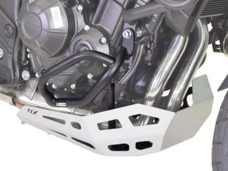 Szett Honda NX500 (2024-től), alsó bukócső + acél ezüst motorvédő