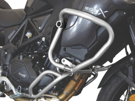 Felső Basic + alsó bukócső szett Benelli TRK 502/502X, ezüst
