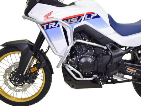 Bukócső Bunker szett Honda XL 750 Transalp (2025-től), ezüst + csúszkák bukócsőhöz