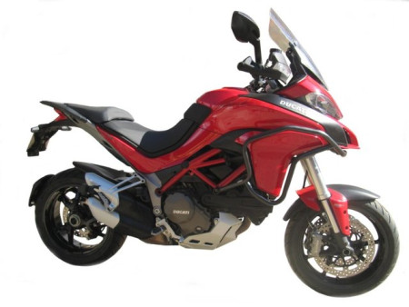 Bukócső + táskák Ducati Multistrada 1200 / 950 (2015-2018), fekete