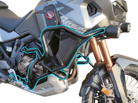 Bukócső Bukócső Bunker EXTREME szett Honda CRF 1100 Africa Twin Adventure Sports DCT (2024-től), fekete