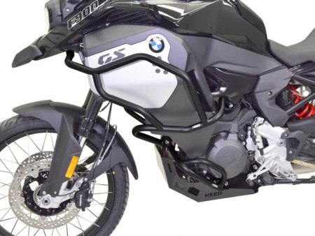 Bukócső Bunker szett BMW F 900 GS Adventure (2024-től), fekete + csúszkák bukócsőhöz