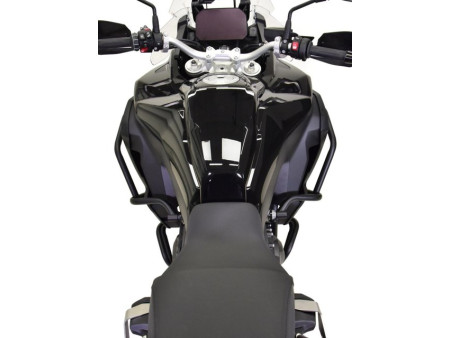 Bukócső Bunker szett BMW F 900 GS Adventure (2024-től), fekete + csúszkák bukócsőhöz
