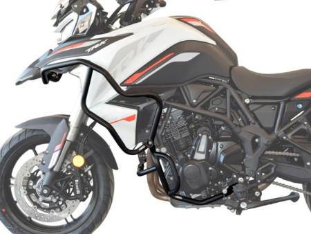 Bukócső Bunker szett Benelli TRK 702 / 702X, fekete + csúszkák bukócsőhöz
