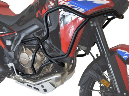 Bukócső Bunker szett Honda CRF 1100 Africa Twin (2024-től), fekete + csúszkák bukócsőhöz