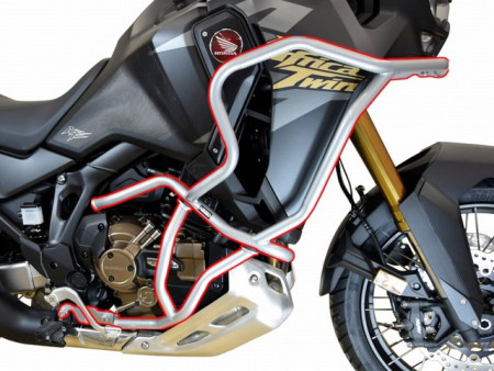 Bukócső Bunker szett Honda CRF 1100 Africa Twin Adventure Sports DCT (2024-től), ezüst