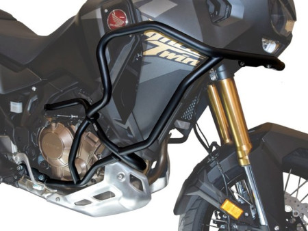 Bukócső Bunker szett Honda CRF 1100 Africa Twin Adventure Sports manual (2024-től), fekete + csúszkák bukócsőhöz