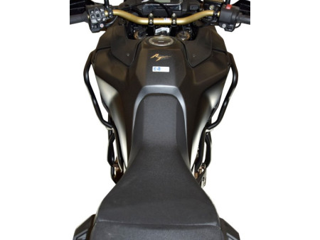 Bukócső Bunker szett Honda CRF 1100 Africa Twin Adventure Sports manual (2024-től), fekete + csúszkák bukócsőhöz