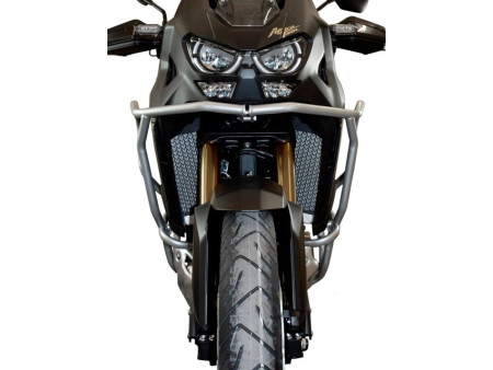 Bukócső Bunker szett Honda CRF 1100 Africa Twin Adventure Sports manual (2024-től), ezüst + csúszkák bukócsőhöz