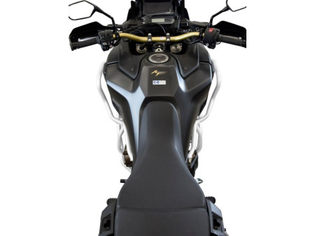 Bukócső Bunker szett Honda CRF 1100 Africa Twin Adventure Sports manual (2024-től), fehér + csúszkák bukócsőhöz