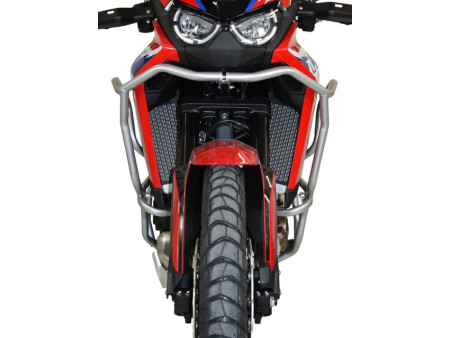 Bukócső Bunker szett Honda CRF 1100 Africa Twin DCT (2024-től), ezüst + csúszkák bukócsőhöz