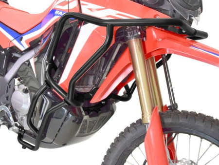 Bukócső Bunker szett Honda CRF 300 Rally, fekete + csúszkák bukócsőhöz