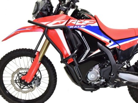 Bukócső Bunker szett Honda CRF 300 Rally, fekete + csúszkák bukócsőhöz