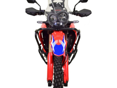 Bukócső Bunker szett Honda CRF 300 Rally, fekete + csúszkák bukócsőhöz