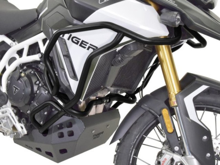 Bukócső Bunker szett Triumph Tiger 900 (2024-től), fekete + csúszkák bukócsőhöz