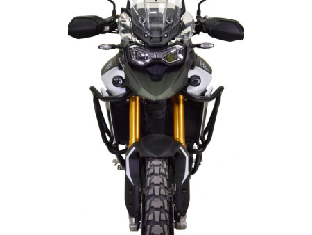 Bukócső Bunker szett Triumph Tiger 900 (2024-től), fekete + csúszkák bukócsőhöz