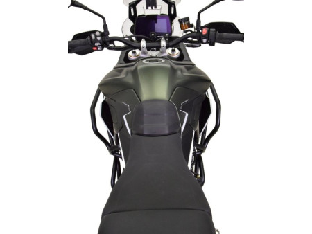 Bukócső Bunker szett Triumph Tiger 900 (2024-től), fekete + csúszkák bukócsőhöz