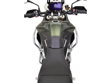 Bukócső Bunker szett Triumph Tiger 900 (2024-től), ezüst + csúszkák bukócsőhöz
