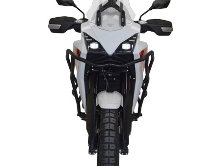 Bukócső MOTO MORINI X-CAPE 650, felső, fekete
