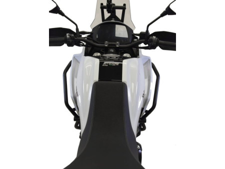 Bukócső MOTO MORINI X-CAPE 650, felső, fekete