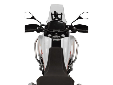 Bukócső MOTO MORINI X-CAPE 650, felső, ezüst