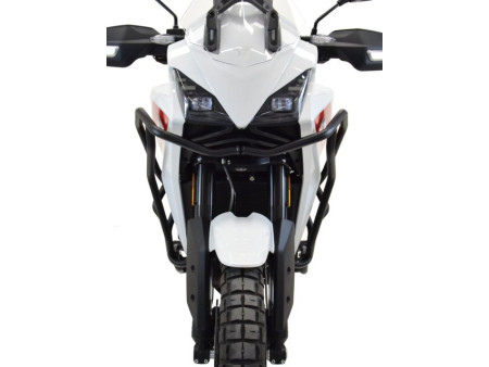 Bukócső MOTO MORINI X-CAPE 650, felső és alsó, fekete