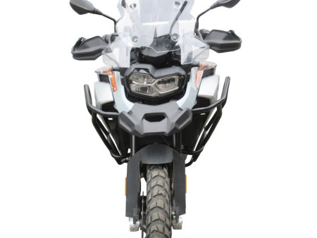 Bukócső BMW F 850 GS Adventure (2019-2020), Bunker fekete + universal lights brackets