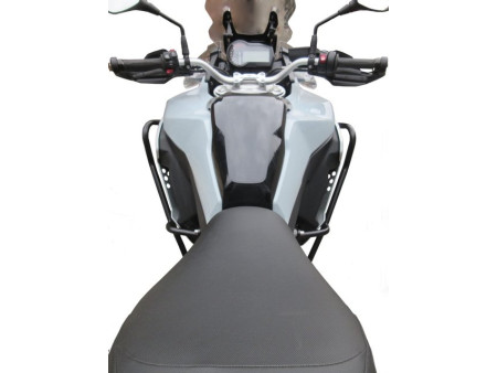 Bukócső BMW F 850 GS Adventure (2019-2020), Bunker fekete + universal lights brackets