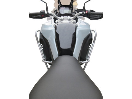 Bukócső BMW F 850 GS Adventure (2019-2020), Bunker ezüst + universal lights brackets