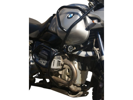 Bukócső BMW R 1150 GS Adventure (2001-2005), Full Bunker fekete + csúszkák bukócsőhöz