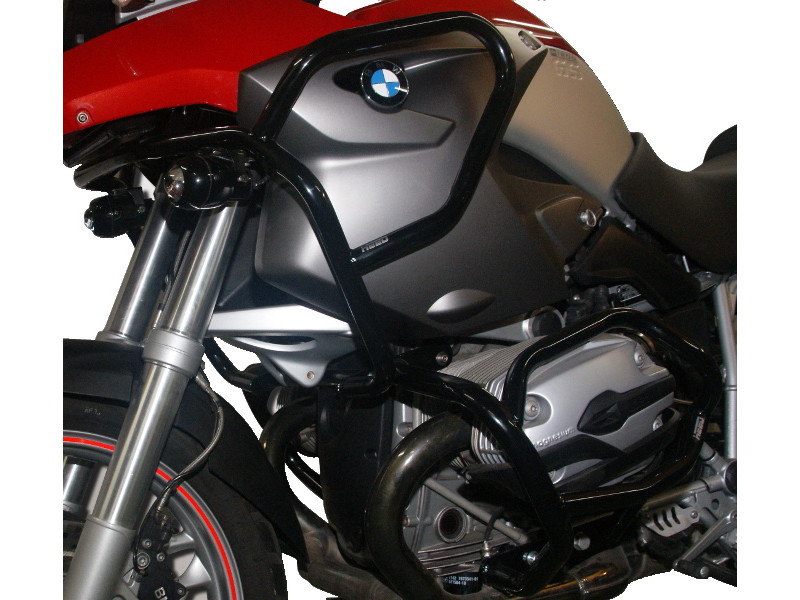 Bukócső BMW R 1200 GS (2004-2007), Full Bunker fekete + csúszkák bukócsőhöz