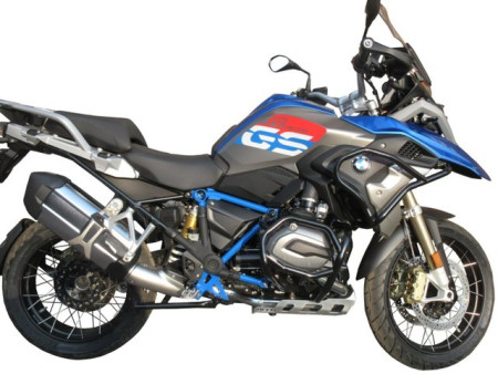 Bukócső BMW R 1200 GS (2017-2018), Full Bunker Classic fekete + táskák