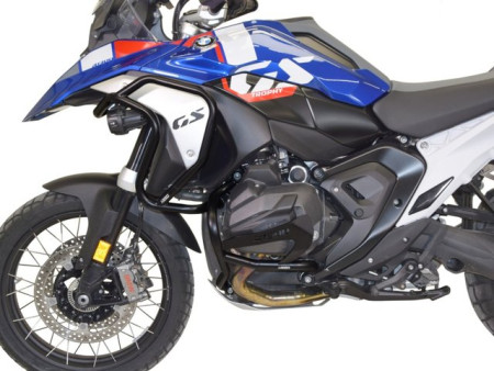 Bukócső BMW R 1300 GS, felső és alsó Basic, fekete + csúszkák bukócsőhöz
