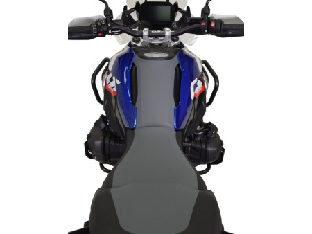 Bukócső BMW R 1300 GS, felső és alsó Basic, fekete + csúszkák bukócsőhöz