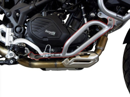 Bukócső Benelli TRK 502 / 502X, alsó ezüst