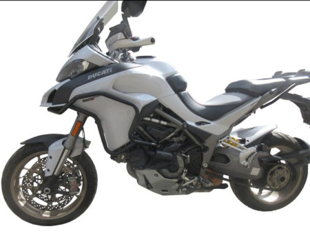 Bukócső Ducati Multistrada 1260 / 1260s, fekete + táskák