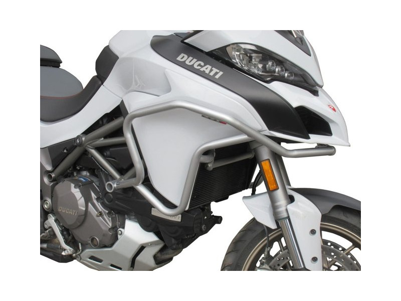 Bukócső Ducati Multistrada 1260 / 1260s, ezüst + táskák