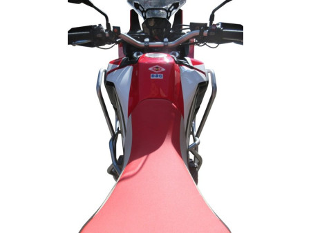 Bukócső Honda CRF 1000 Africa Twin, Bunker ezüst + táskák
