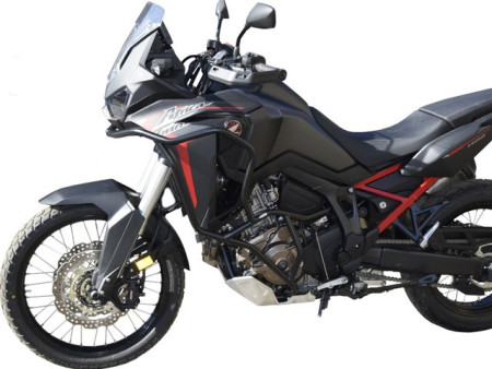 Bukócső Honda CRF 1100 Africa Twin (2020-2023), Bunker + hátsó fekete + csúszkák bukócsőhöz