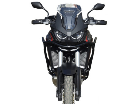 Bukócső Honda CRF 1100 Africa Twin (2020-2023), Bunker + hátsó fekete + csúszkák bukócsőhöz