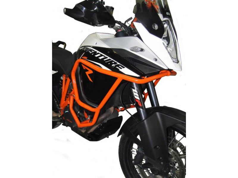 Bukócső KTM 1190 ADVENTURE R (2012-2016), narancssárga + táskák