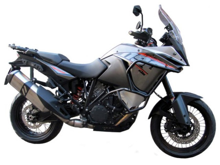 Bukócső KTM 1190/1050/1090 Adventure, fekete + táskák