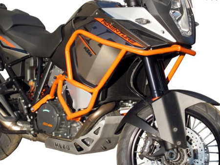 Bukócső KTM 1190/1050/1090 Adventure, narancssárga + táskák